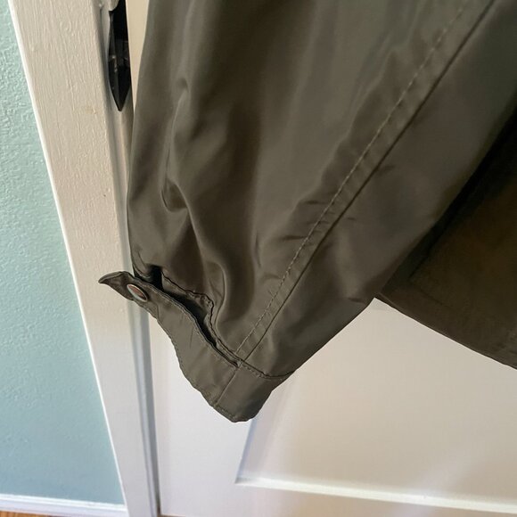 Merona Mens Water Resistant Olive Green Utility Jacket - Picture 3 of 10